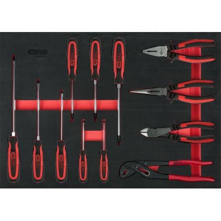 KS TOOLS 711.0013 - Module de pinces et tournevis, modules système 1/1 (12 pcs)