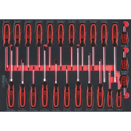 KS TOOLS 711.0025 - SCS Module de tournevis ERGOTORQUE plus, modules système 1/1 (25 pcs)