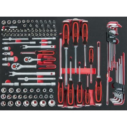 KS TOOLS 711.0118 - 1/4"+3/8" SCS Coffret de douilles module 1/1 (118 pcs)