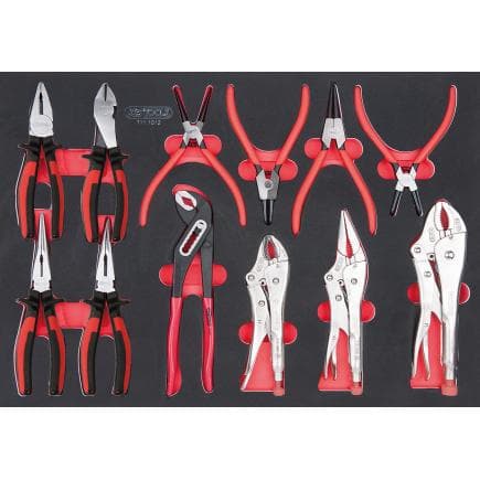 KS TOOLS 711.1012 - SCS Module de pinces, modules système 1/1 (12 pcs)