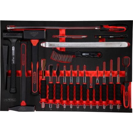 KS TOOLS 811.0022 - SCS Module de marteaux et de burins, modules système 1/1 (22 pcs)