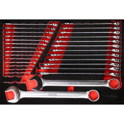 KS TOOLS 811.0030 - Jeu de clés mixtes dans insert en mousse (30 pcs)