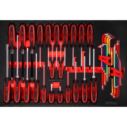 KS TOOLS 811.0041 - SCS Module de tournevis ERGOTORQUE plus, modules système 1/1 (41 pcs)