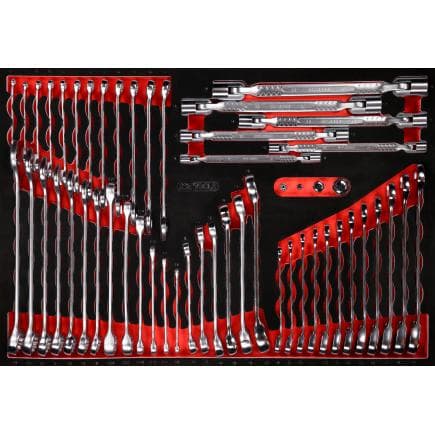 KS TOOLS 811.0053 - Jeu de clés à molette dans insert en mousse (53 pcs)