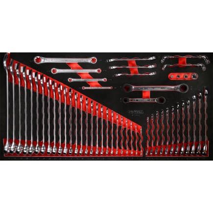 KS TOOLS 813.0053 - Jeu de clés à molette dans insert en mousse (53 pcs)