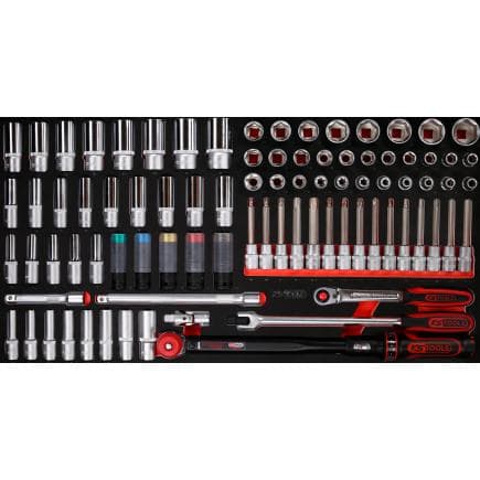 KS TOOLS 813.0086 - SCS 1/2" Module de douilles, modules système 1.1/3 (86 pcs)