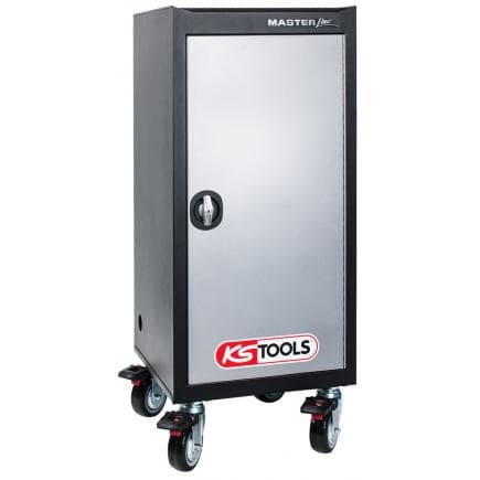 KS TOOLS 865.0020 - Chariot de service pour bancs d'essai des émissions de fumées de gaz d'échappement / équipements de diagnostic, 1155x500x500mm