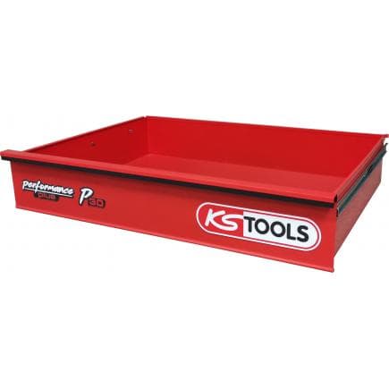 KS TOOLS 873.4008-R003P - Tiroir avec logo et guidage à billes pour servante d’atelier P30, 785x568x145 mm