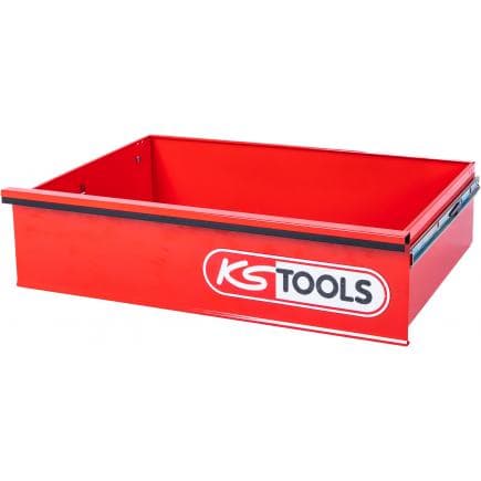 KS TOOLS 873.5008-R007P - Tiroir avec logo et guidage à billes pour servante d’atelier P35, 568x398x145 mm