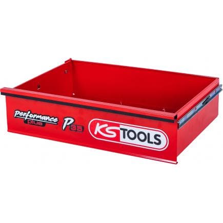 KS TOOLS 873.5008-R012P - Tiroir avec logo et guidage à billes pour servante d’atelier P35, 568x398x145 mm