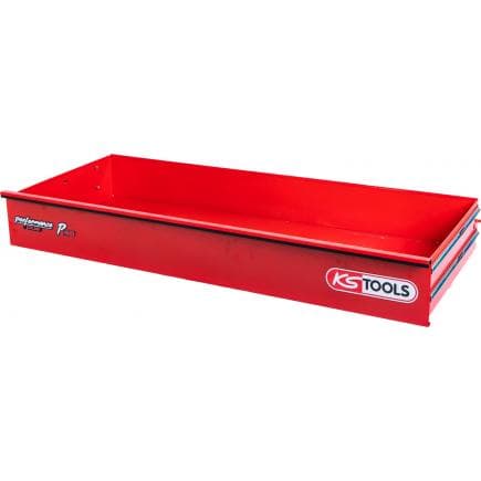 KS TOOLS 873.6008-R002P - Tiroir avec logo et guidage à billes pour servante d’atelier P40, 1429x568x180 mm