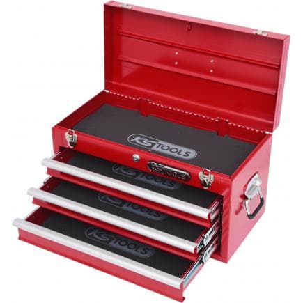 KS TOOLS 891.0003 - Coffre à outils 3 tiroirs, 255x508x303mm