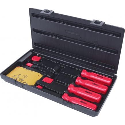 KS TOOLS 907.2230 - Jeu de grattoirs emmanchés, 4pcs