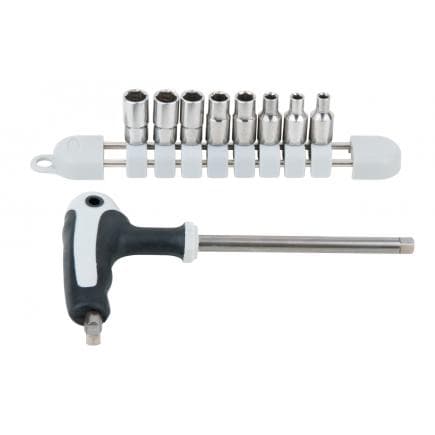 KS TOOLS 910.2450 - Jeu de clés à douille EDELSTAHL (9 pcs)