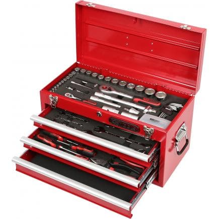 KS TOOLS 911.0100 - 1/4"+1/2" Jeu à outils équipé (100 pcs)