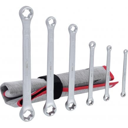 KS TOOLS 911.0370 - Jeu de clés polygonales droites Torx E (6 pcs)