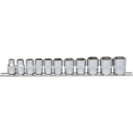 KS TOOLS 911.0608 - 3/8" Jeu de douilles 6 pans 8-19 mm (11 pcs)