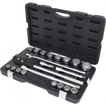 KS TOOLS 911.0751 - 3/4" Coffret de douilles (21 pcs) 12 pans