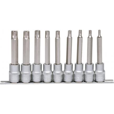 KS TOOLS 911.1335 - 1/2" Jeu de douilles RIBE, longues, M5-M14 (9 pcs)
