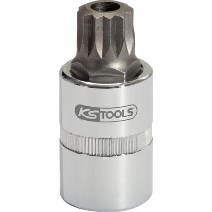 KS TOOLS 911.1348 - 1/2" Douille tournevis, XZN percé, 55mm, M16