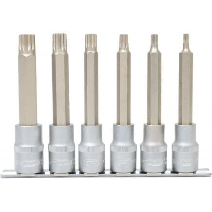 KS TOOLS 911.1358 - 1/2" Jeu de douilles tournevis, XZN, longues, M5-M14 (6 pcs)