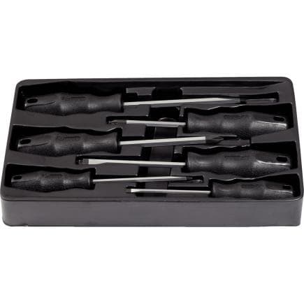 KS TOOLS 911.2120 - Jeu de tournevis ERGOTORQUE PZ+ fente (6 pcs)