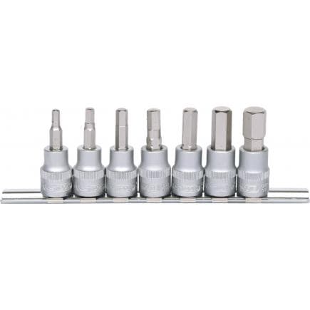 KS TOOLS 911.3945 - 3/8" Jeu de douilles tournevis 6 pans intérieur (7 pcs)