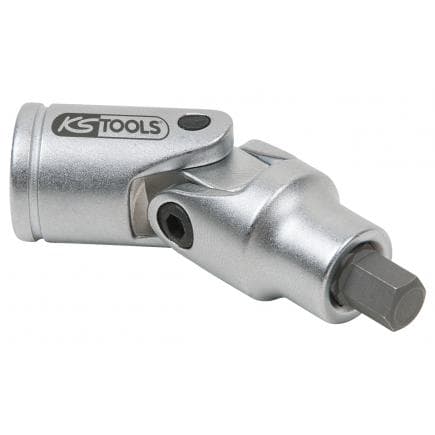 KS TOOLS 911.3904 - 3/8" Douille-tournevis articulée 6 pans intérieur pour étrier de frein, 7 mm