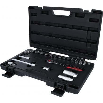KS TOOLS 911.3995 - 3/8" Jeu de douilles 12 pans (22 pcs)