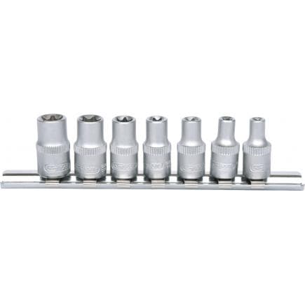 KS TOOLS 911.4355 - 1/4" Jeu de douilles Torx E E4-E11 (7 pcs)