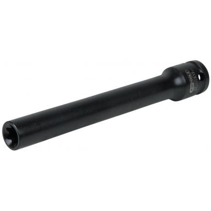 KS TOOLS 911.4536 - Jeu de douilles 1/2" pour vis Torx-E, E12, longueur 150 mm, phosphatées