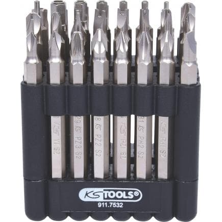 KS TOOLS 911.7532 - 1/4" Jeu d'embouts de sécurité (32 pcs)