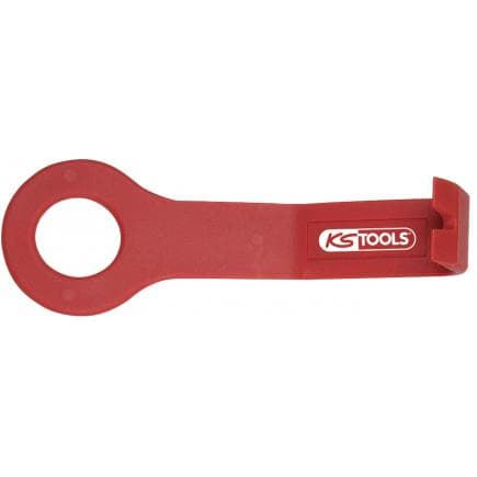 KS TOOLS 911.8124 - Dégrafeur de clips avec anneau de traction, 180mm