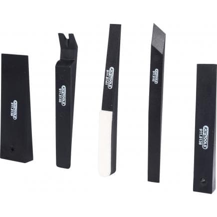 KS TOOLS 911.8160 - Jeu de pinces levier pour baguettes et revêtements (5 pcs)