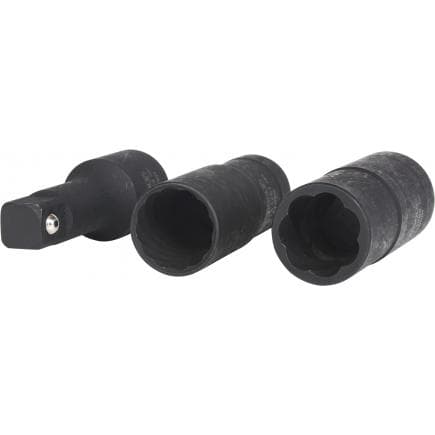 KS TOOLS 913.1280 - 1/2" Jeu de douilles double à chocs 17-19mm (3 pcs)
