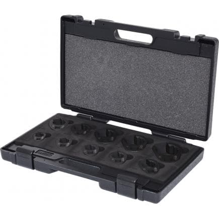 KS TOOLS 913.1300 - Coffret de douilles à tuyauter (10 pcs), 19-46 mm