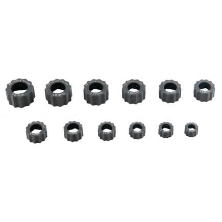 KS TOOLS 913.1415 - Jeu d’extracteurs d’écrous spéciaux, 12 pcs