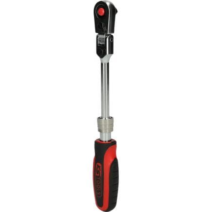 KS TOOLS 914.1420 - 1/4" SlimPOWERCliquet réversible d'articulation de télescope, 72 crans