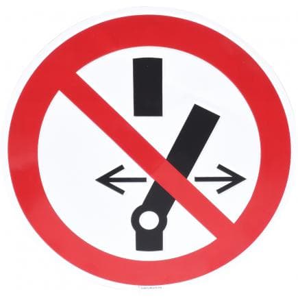 KS TOOLS 917.3897 - Panneau de signalisation pour travaux sur véhicules hybrides et électriques