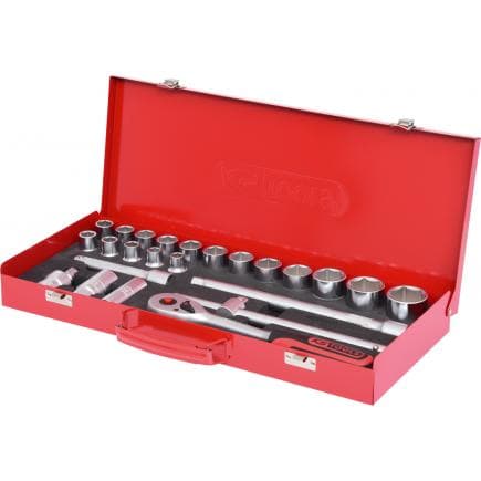 KS TOOLS 917.4024 - 1/2" Coffret de douilles 6 pans (24 pcs)