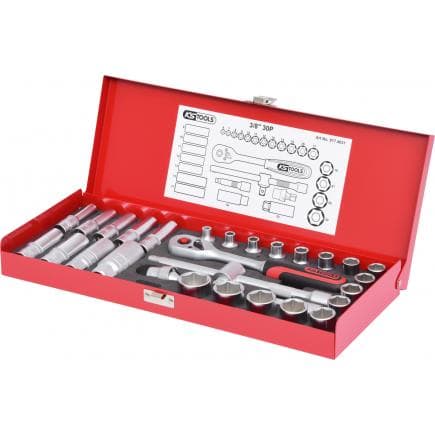 KS TOOLS 917.4031 - 3/8" Coffret de douilles (30 pcs)