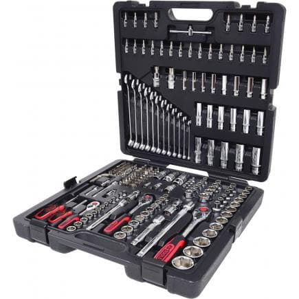 KS TOOLS 918.0216 - 1/4"+3/8"+1/2" CHROME plus Coffret de douilles (216 pcs)