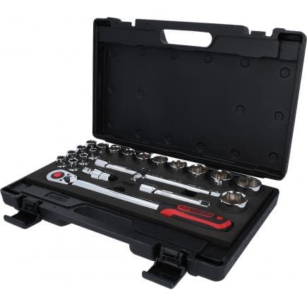 KS TOOLS 918.0625 - 1/2" CHROME plus Coffret de douilles (22 pcs)
