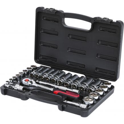 KS TOOLS 918.0627 - 3/8" CHROME plus Coffret de douilles (27 pcs)