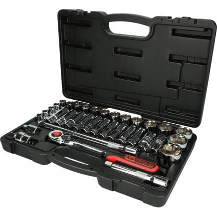 KS TOOLS 918.0635 - 1/2" CHROME plus Coffret de douilles, (35 pcs)