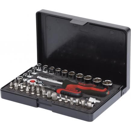 KS TOOLS 918.0640 - 1/4" CHROME plus Coffret de douilles (40 pcs)