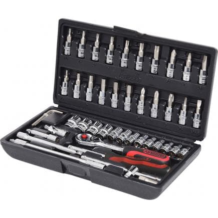 KS TOOLS 918.0648 - 1/4" CHROME plus Coffret de douilles (48 pcs)