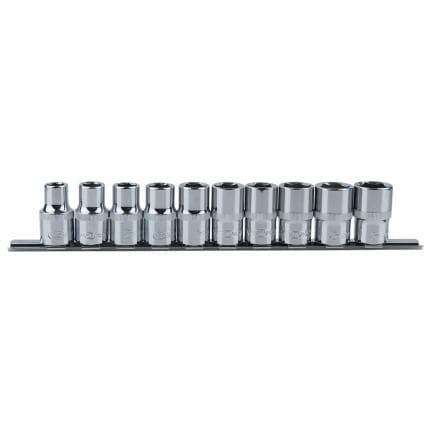 KS TOOLS 918.0650 - 1/2" Jeu de douilles 6 pans CHROME plus (10 pcs)