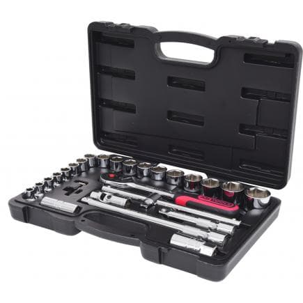 KS TOOLS 918.0728 - 1/2" CHROME plus Coffret de douilles, 28 pièces