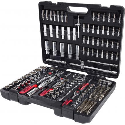 KS TOOLS 918.0795 - 1/4" + 3/8" + 1/2" CHROME plus Coffret de douilles (195 pcs)